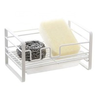 Kitchen Sink Caddy Sponge Brush Soap Holder With Removable Tray